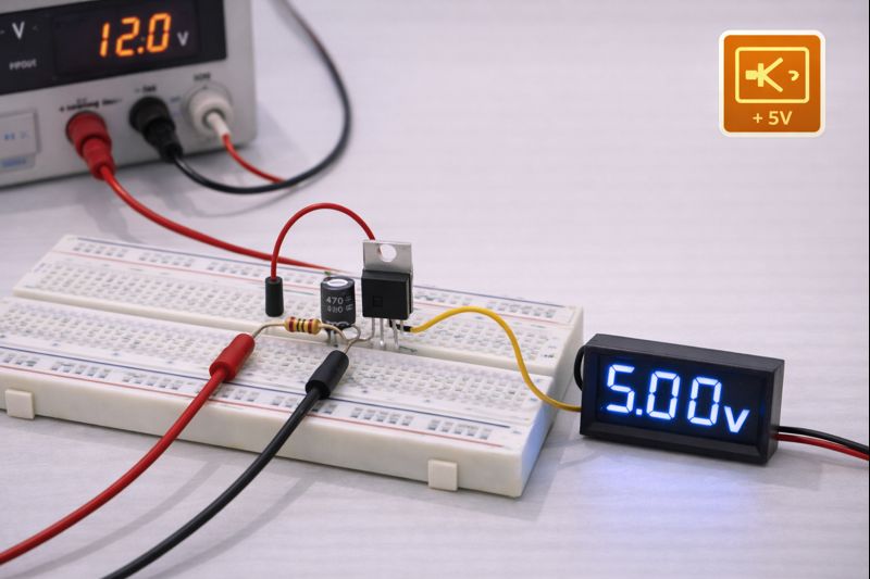 Basit Güç Kaynağı Devresi