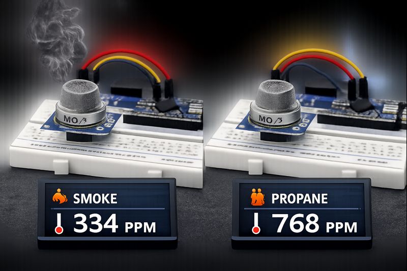 MQ-2 Gaz Sensörü Kullanımı